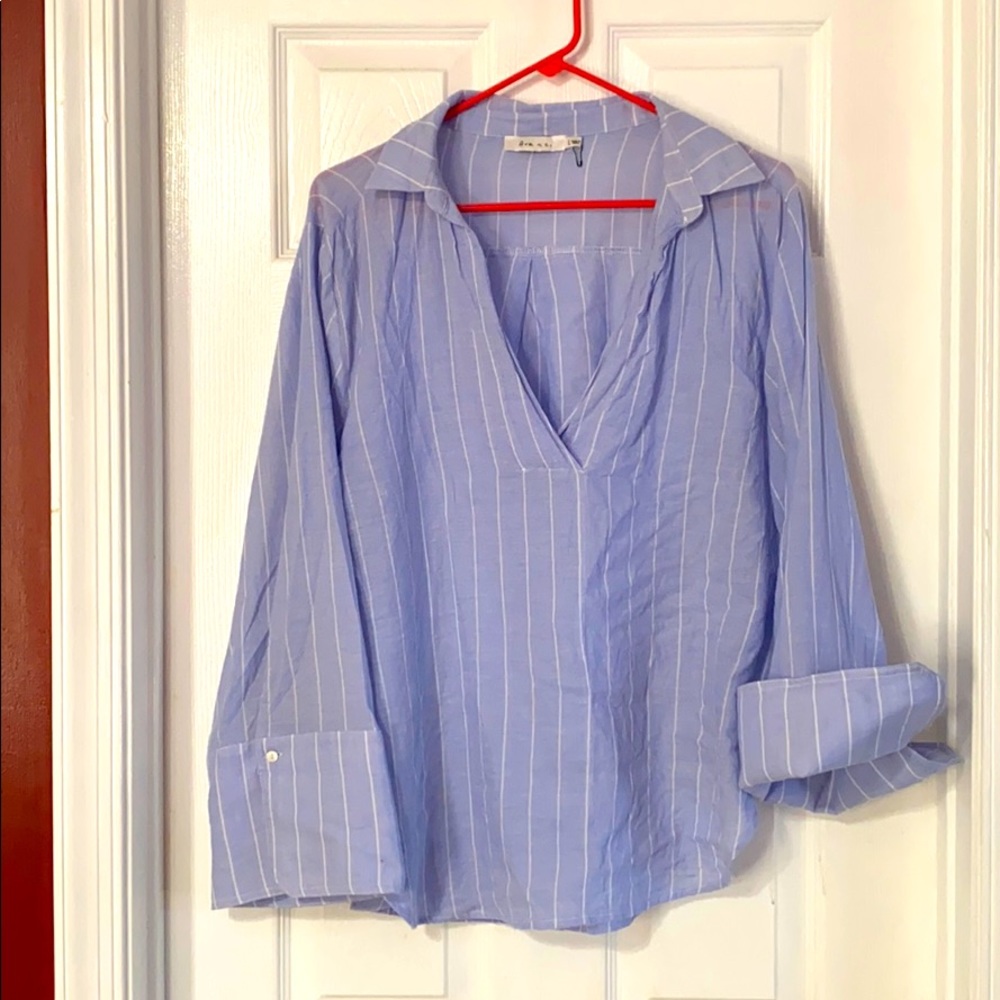 Ark and Co wide cuff blouse